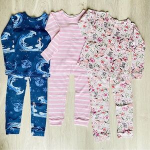 3 Sets of GAP Pajamas Sleepwear Organically Grown Cotton Size 5